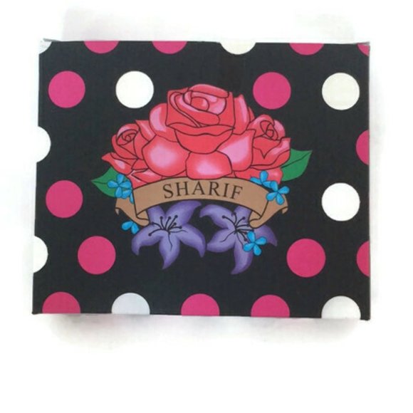 Sharif 1827 gold leather cat themed coin purse pouch - Picture 11 of 11